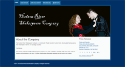 Desktop Screenshot of hudsonrivershakespeare.org